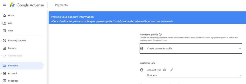 Google Adsense Payments