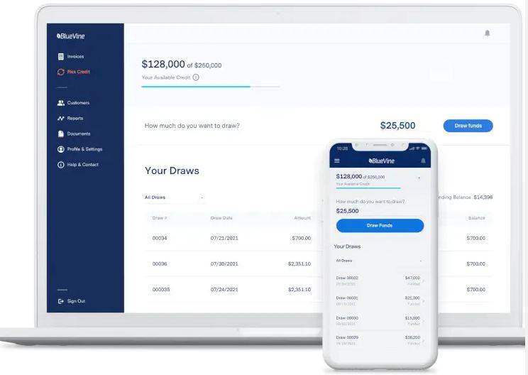 BlueVine - factoring invoices