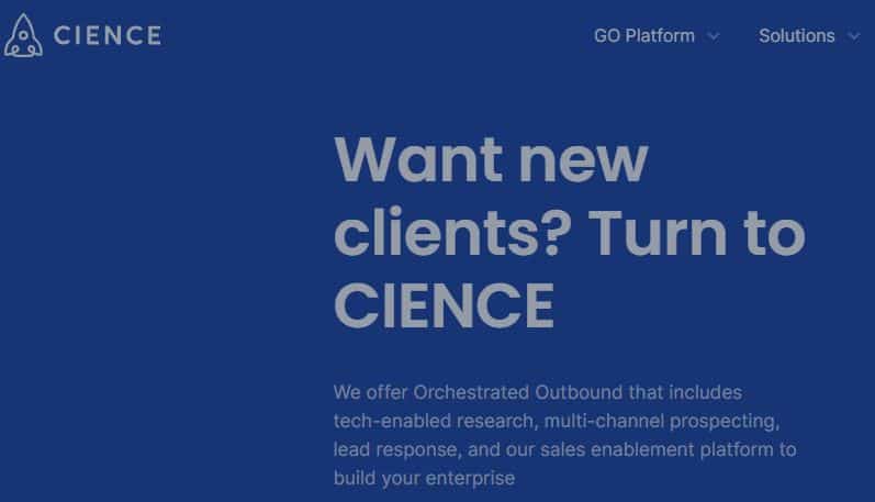 CIENCE - lead generation company