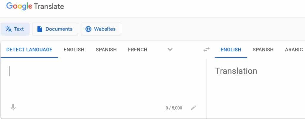google translate - best website translation software