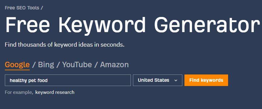 seo website keywords