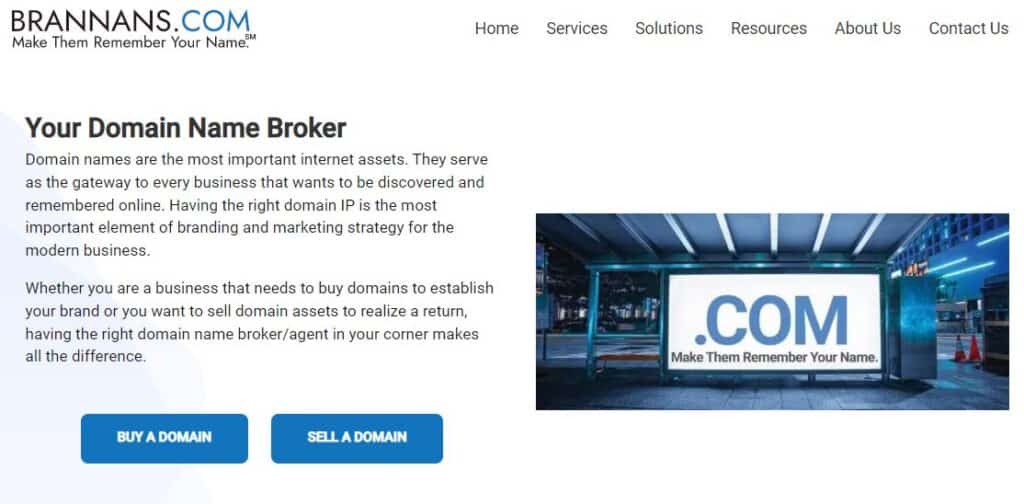 how does domain broker service work