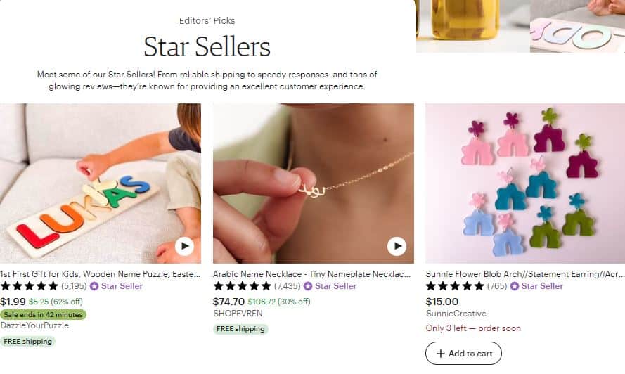 is buying on etsy safe - etsy star sellers