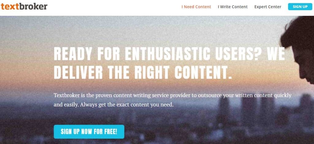 TextBroker - websites for content writing