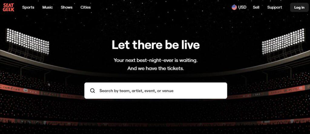 SeatGeek - best place to sell concert tickets