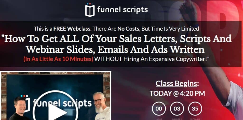 Funnel Scripts - writing assistant tool