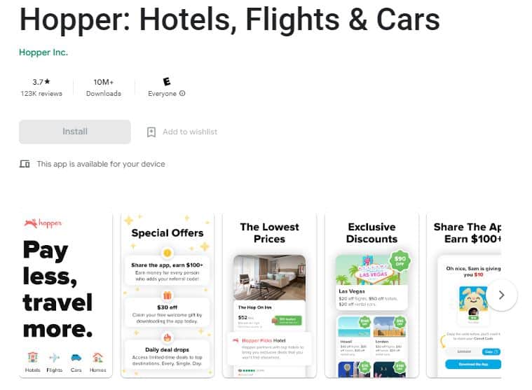 Hopper Review - Google Play