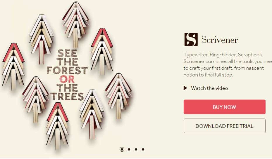 Scrivener - best online tools for writers