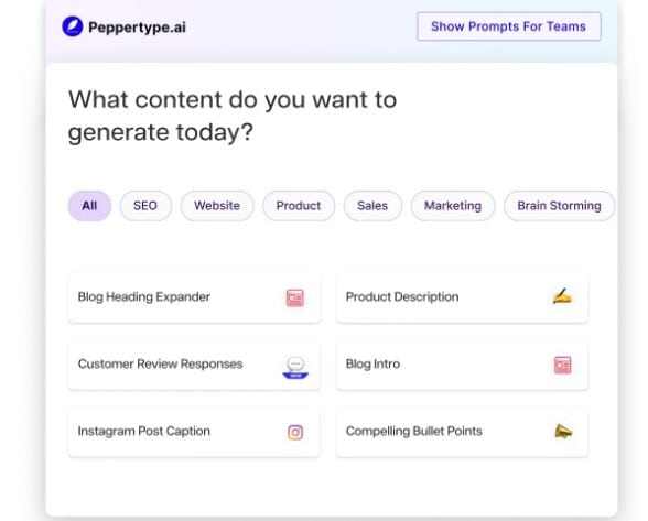 Peppertype ai features